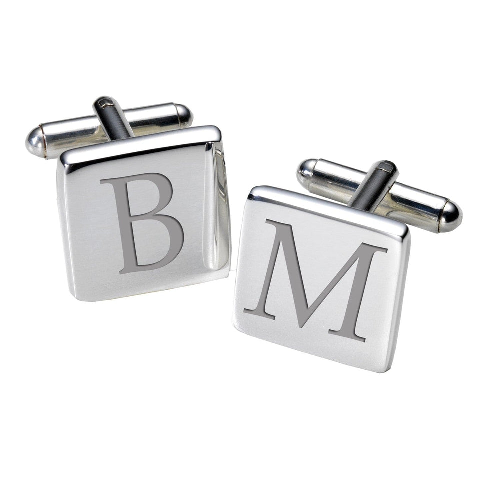 Cufflink Man Cufflinks - Personalised Engraved Big Initial Cufflinks