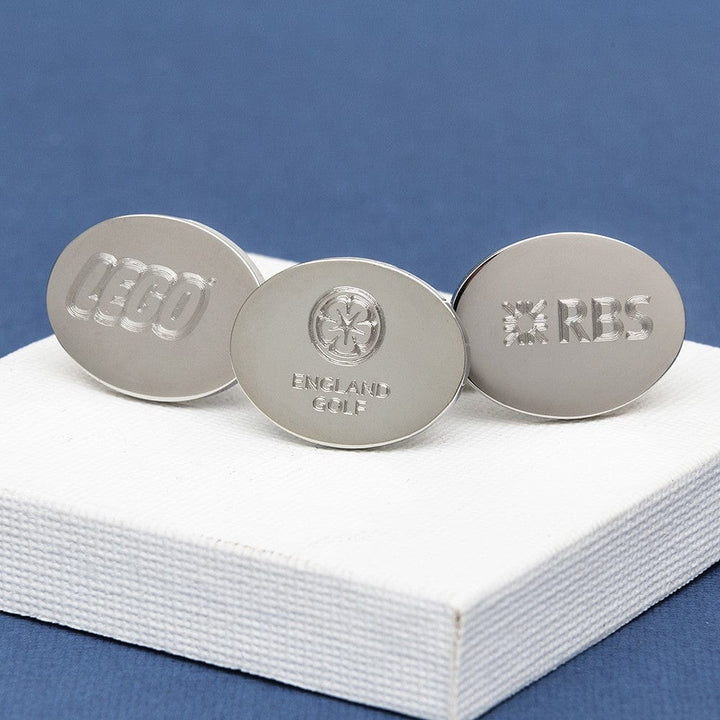 Cufflink Man Cufflinks - Personalised Engraved Image Cufflinks - Personalised With different Shape options