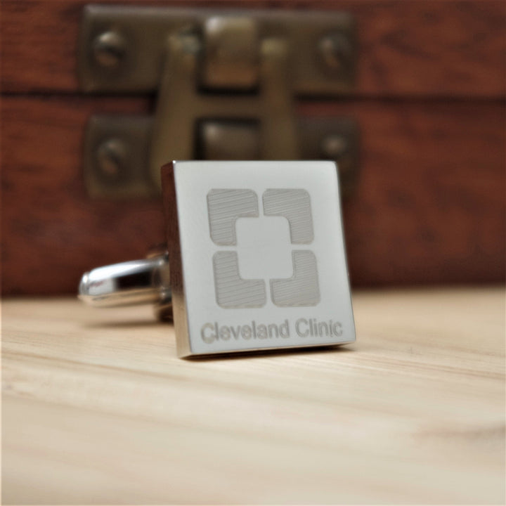 Cufflink Man Cufflinks - Personalised Engraved Image Cufflinks - Personalised With different Shape options