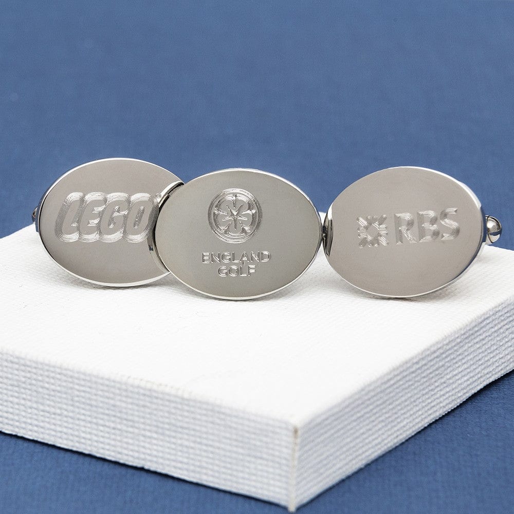 Cufflink Man Cufflinks - Personalised Engraved Image Cufflinks - Personalised With different Shape options