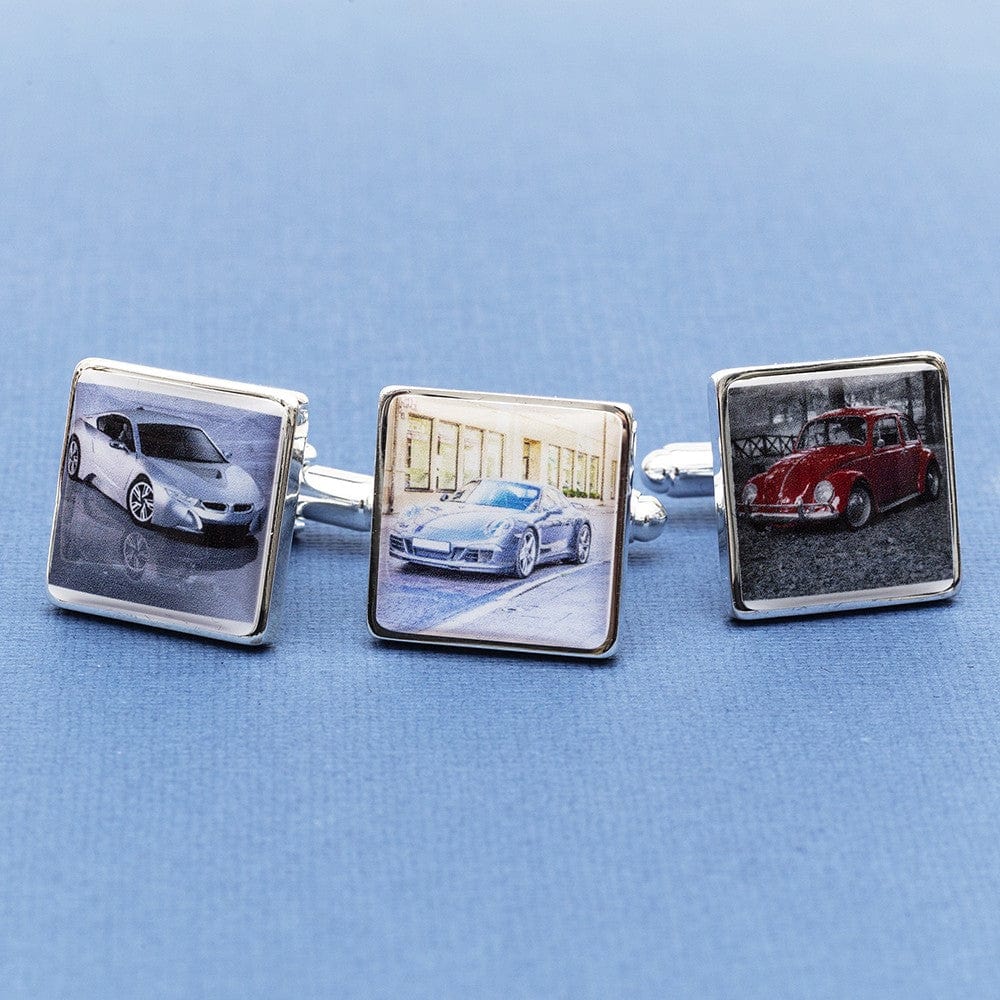 Cufflink Man Cufflinks - Personalised Personalised Car Photo Cufflinks - Your Car on Cufflinks