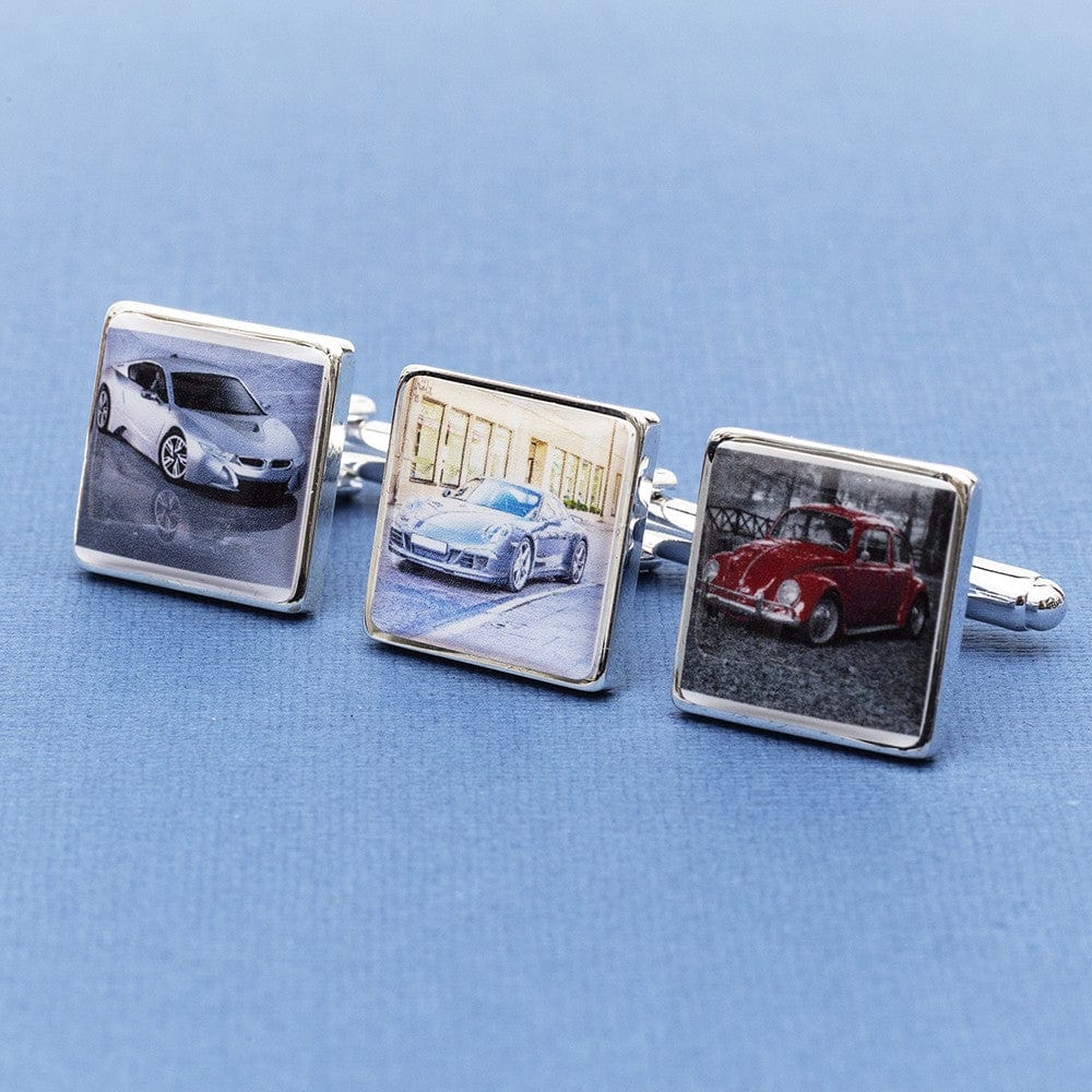 Cufflink Man Cufflinks - Personalised Personalised Car Photo Cufflinks - Your Car on Cufflinks