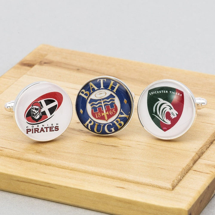 Cufflink Man Cufflinks - Personalised Personalised Cricket Club Cufflinks with Club Logo or Crest