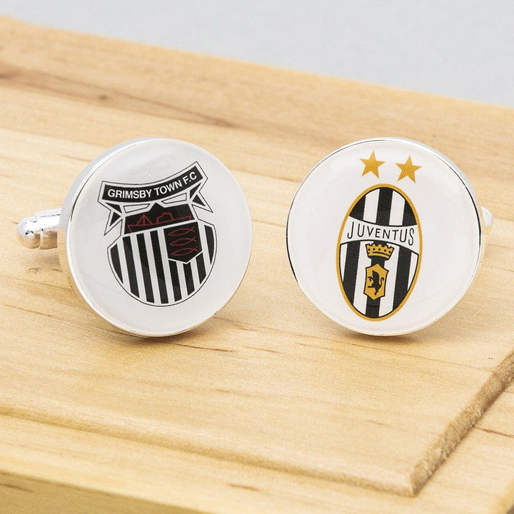 Cufflink Man Cufflinks - Personalised Personalised Cricket Club Cufflinks with Club Logo or Crest