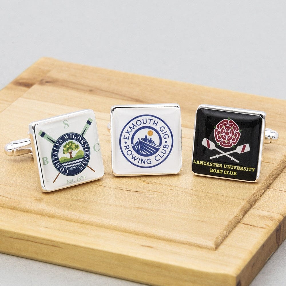 Cufflink Man Cufflinks - Personalised Personalised Cricket Club Cufflinks with Club Logo or Crest