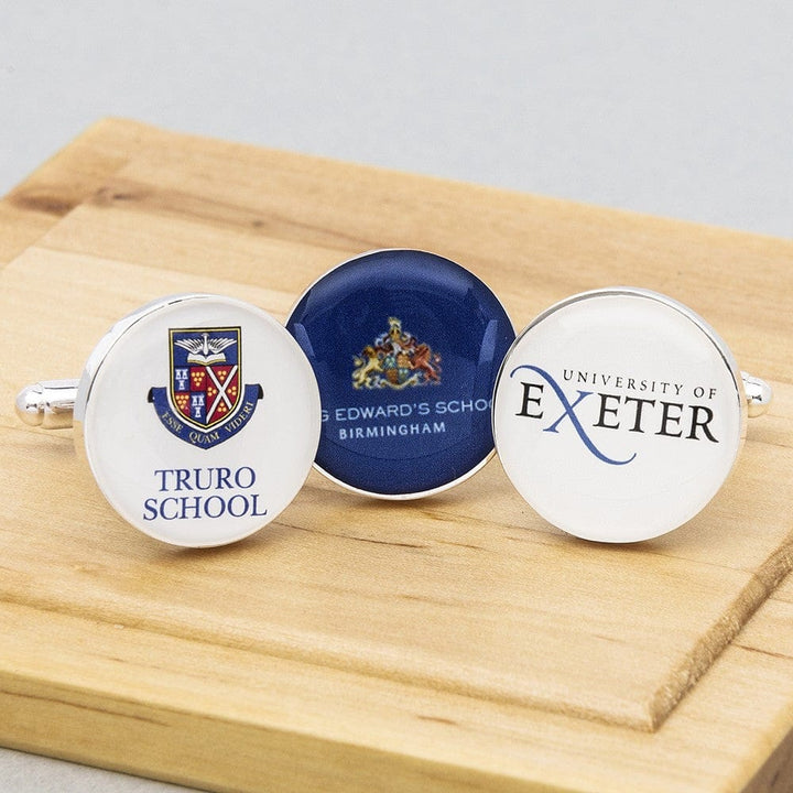 Cufflink Man Cufflinks - Personalised Personalised School or University Cufflinks with Club Logo or Crest