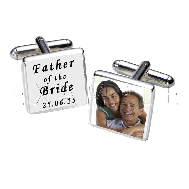 Cufflink Man Cufflinks - Personalised Your Photo or Your Design Cufflinks - Personalised Square Cufflinks