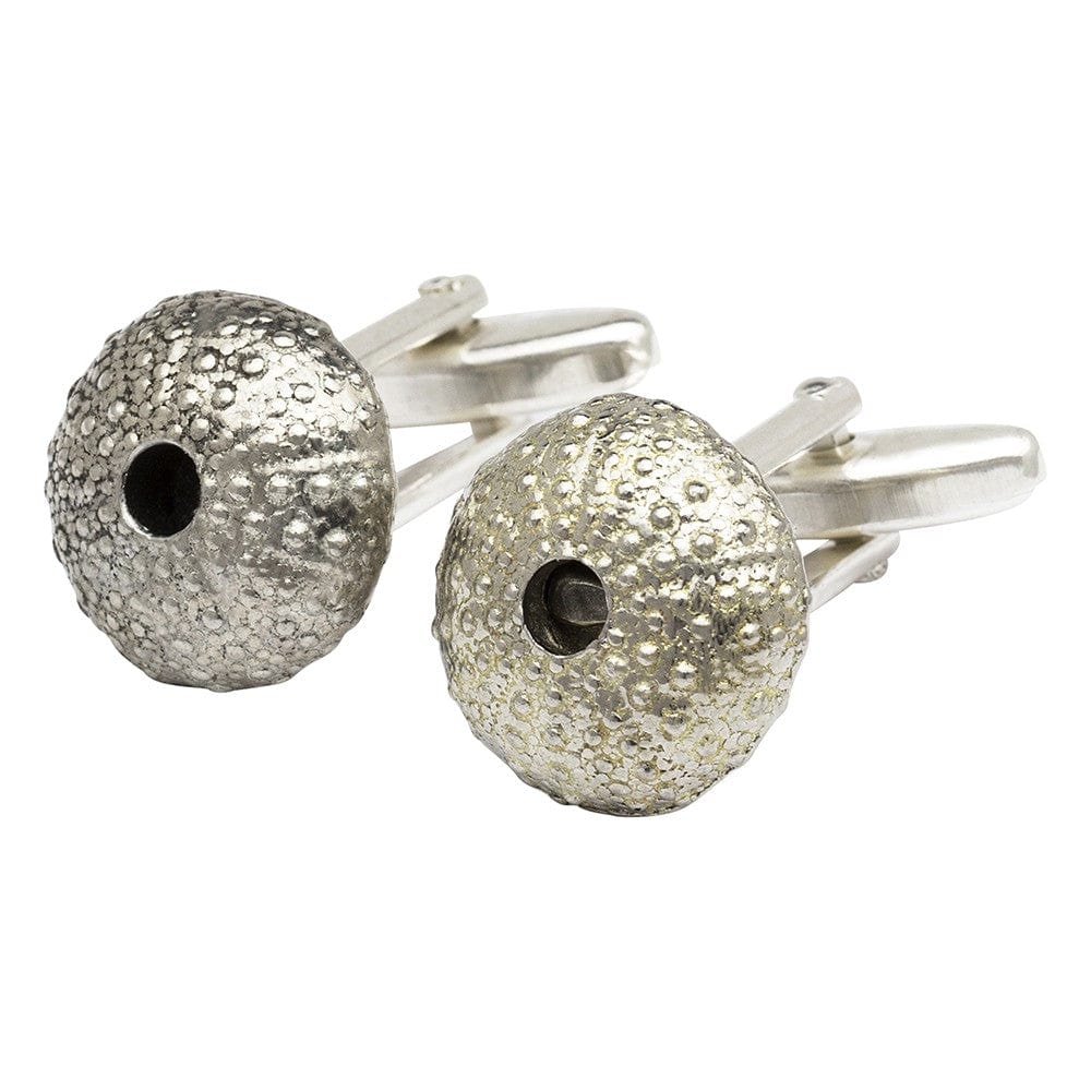 Cufflink Man Cufflinks Pewter Kina Sea Urchin Cufflinks