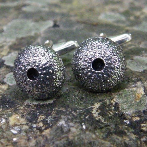 Cufflink Man Cufflinks Pewter Kina Sea Urchin Cufflinks