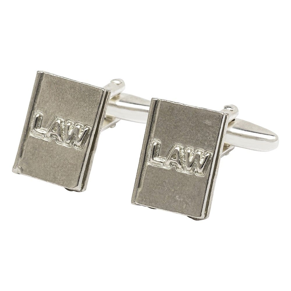 Cufflink Man Cufflinks Pewter Law Book Cufflinks