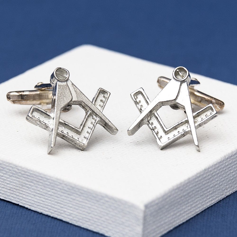 Cufflink Man Cufflinks Pewter Masonic Cufflinks