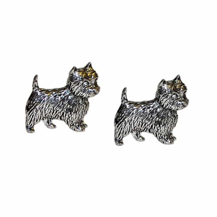 Cufflink Man Cufflinks Pewter West Highland White Terrier Cufflinks