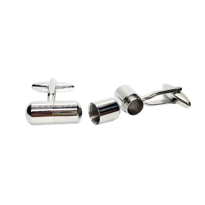 Cufflink Man Cufflinks Pill Capsule Cufflinks