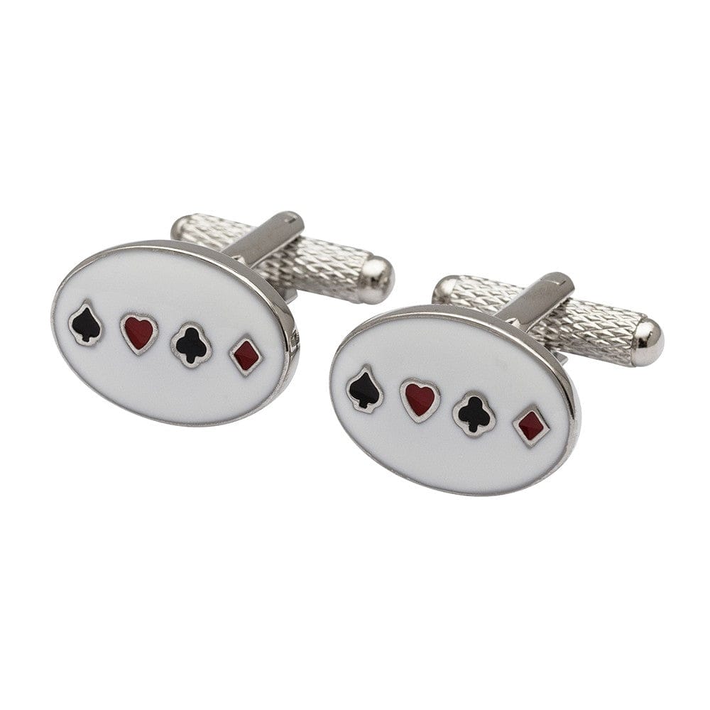 Cufflink Man Cufflinks Playing Card Suit Cufflinks