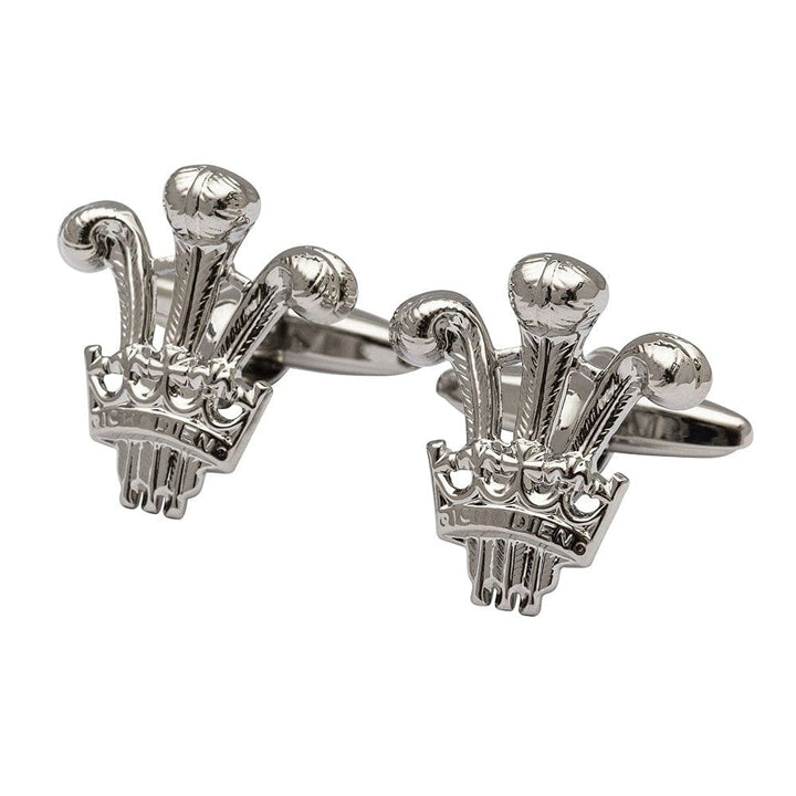 Cufflink Man Cufflinks Prince of Wales Feathers Cufflinks