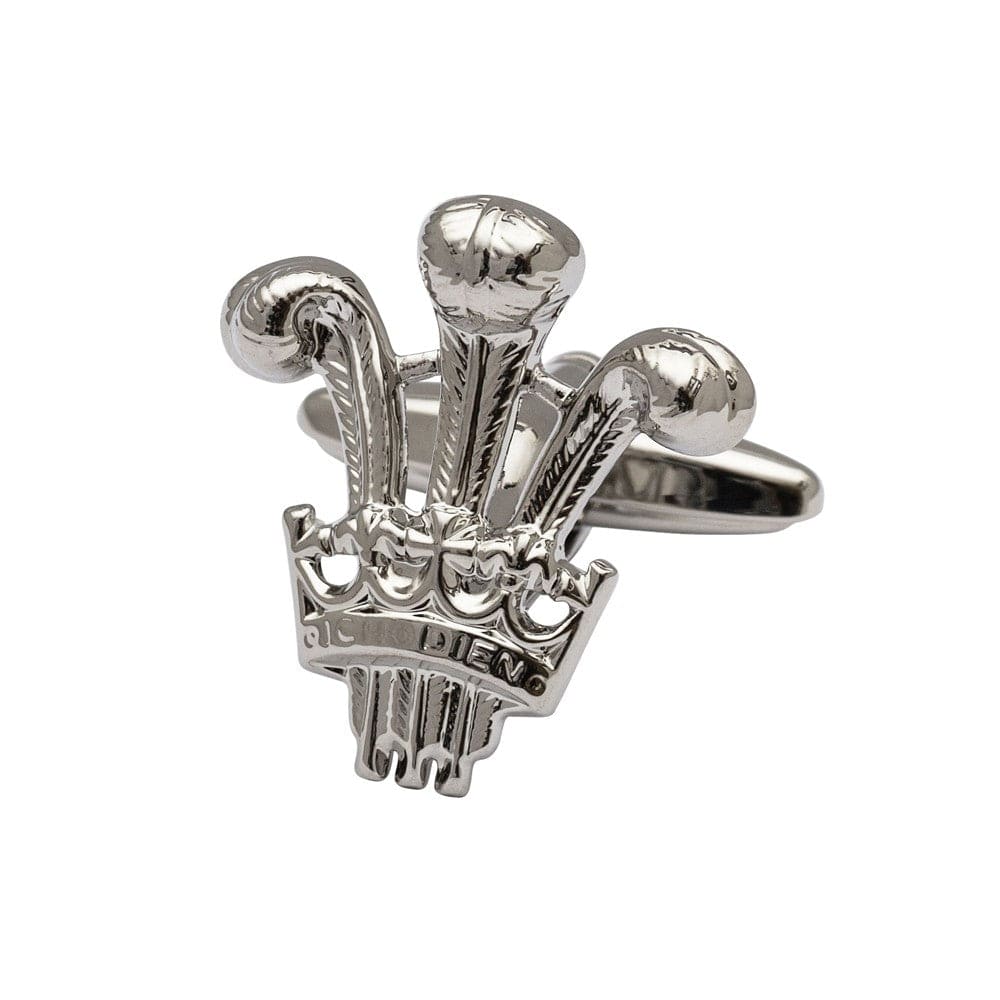 Cufflink Man Cufflinks Prince of Wales Feathers Cufflinks