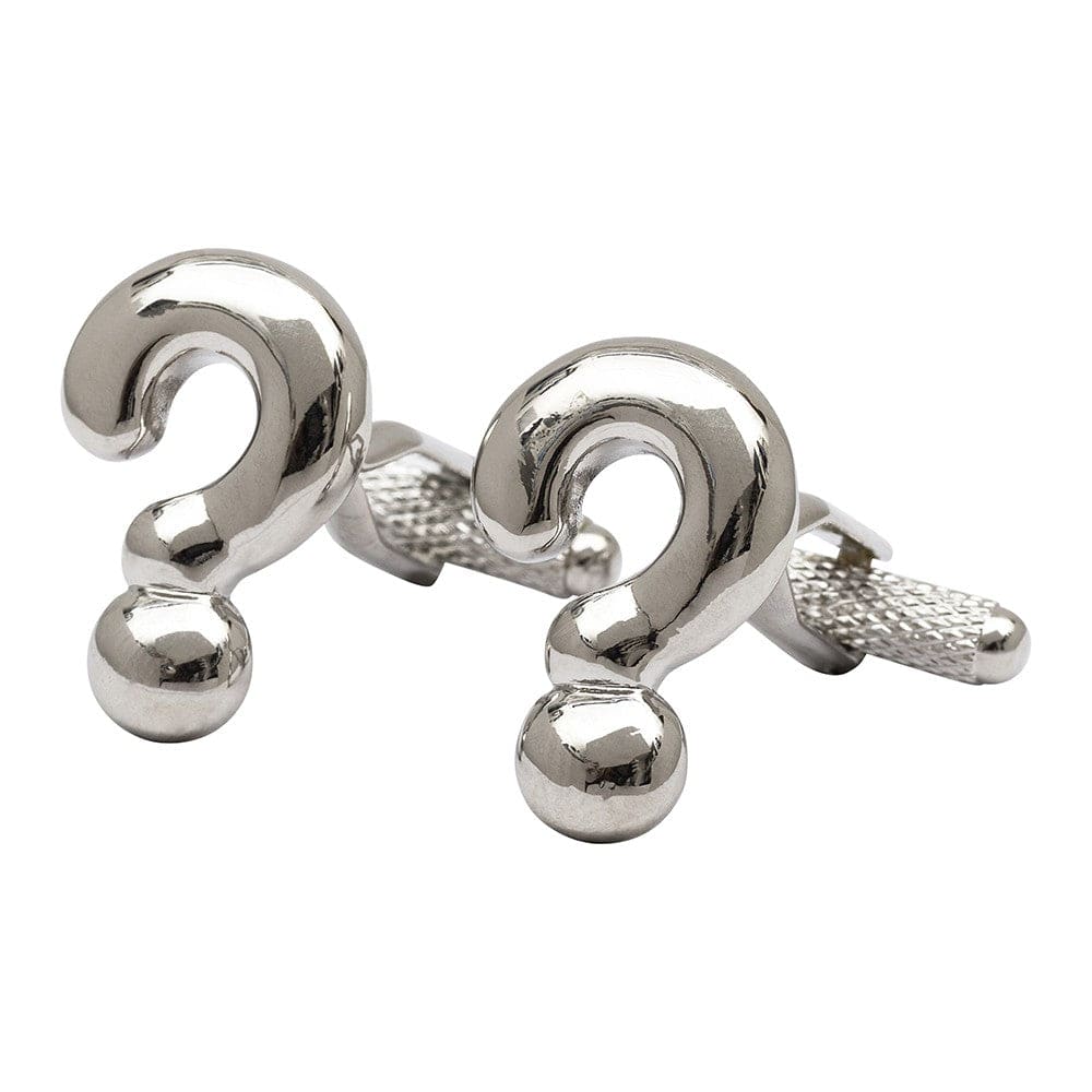 Cufflink Man Cufflinks Question Mark Cufflinks