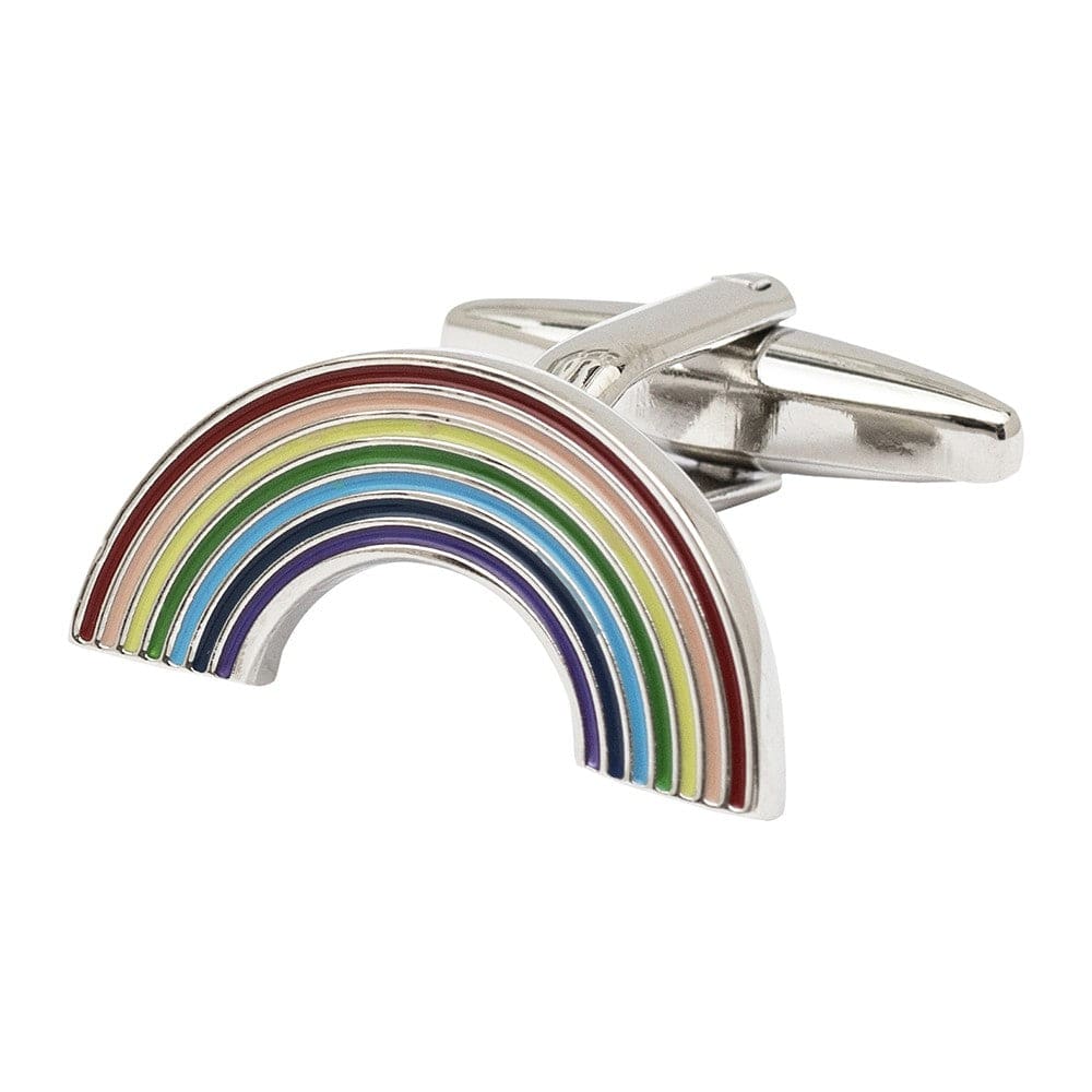 Cufflink Man Cufflinks Rainbow Cufflinks