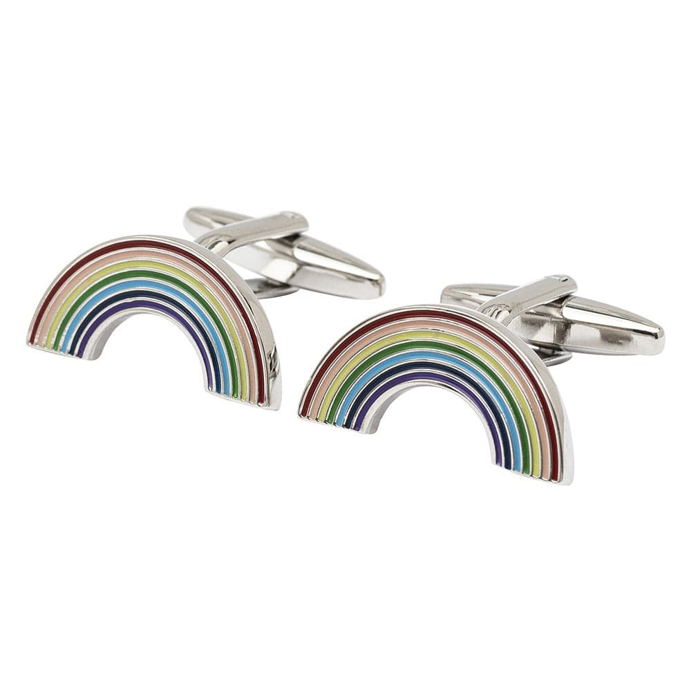 Cufflink Man Cufflinks Rainbow Cufflinks