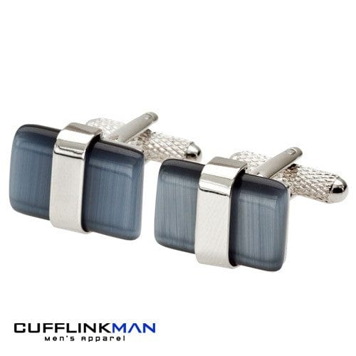 Cufflink Man Cufflinks RAPTURE Grey Cufflinks