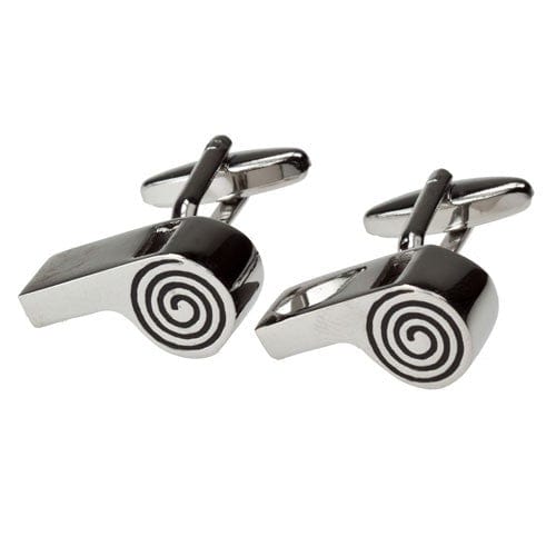 Cufflink Man Cufflinks Real Working Whistle Cufflinks