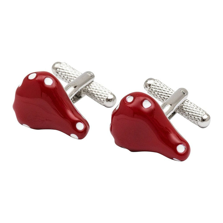 Cufflink Man Cufflinks Red Bicycle Saddle Cufflinks