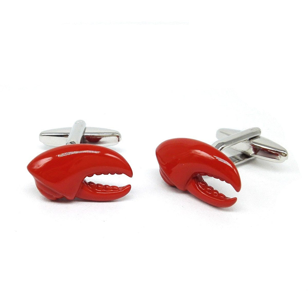 Cufflink Man Cufflinks Red Lobster Claw Cufflinks