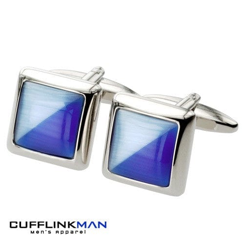 Cufflink Man Cufflinks Relativity Blue Cufflinks