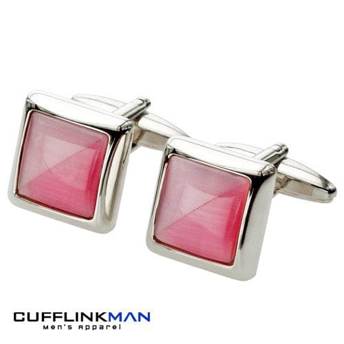 Cufflink Man Cufflinks Relativity Pink Cufflinks