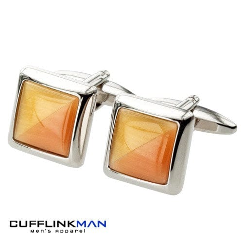 Cufflink Man Cufflinks Relativity Yellow Cufflinks