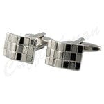 Cufflink Man Cufflinks Rippled Wave Cufflinks