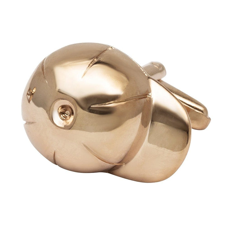 Cufflink Man Cufflinks Rose Gold Jockeys Helmet Cufflinks