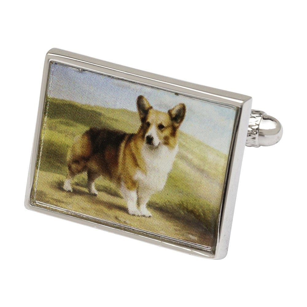 Cufflink Man Cufflinks Royal Corgi Dog Cufflinks