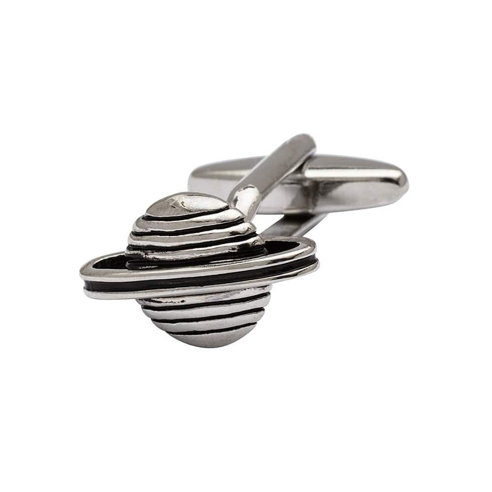 Cufflink Man Cufflinks Saturn Cufflinks Planet Cufflinks