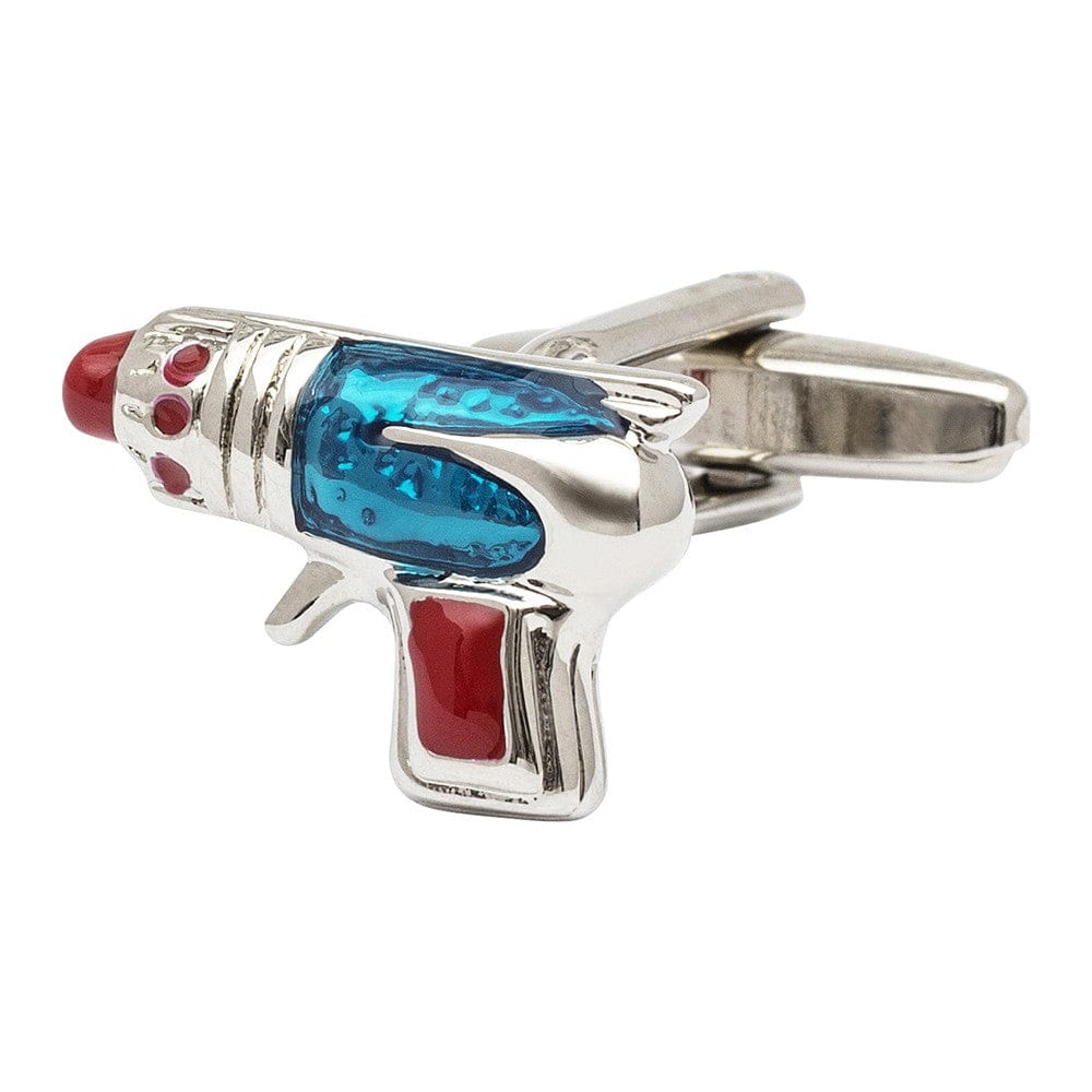 Cufflink Man Cufflinks Sci-Fi Ray Gun Cufflinks