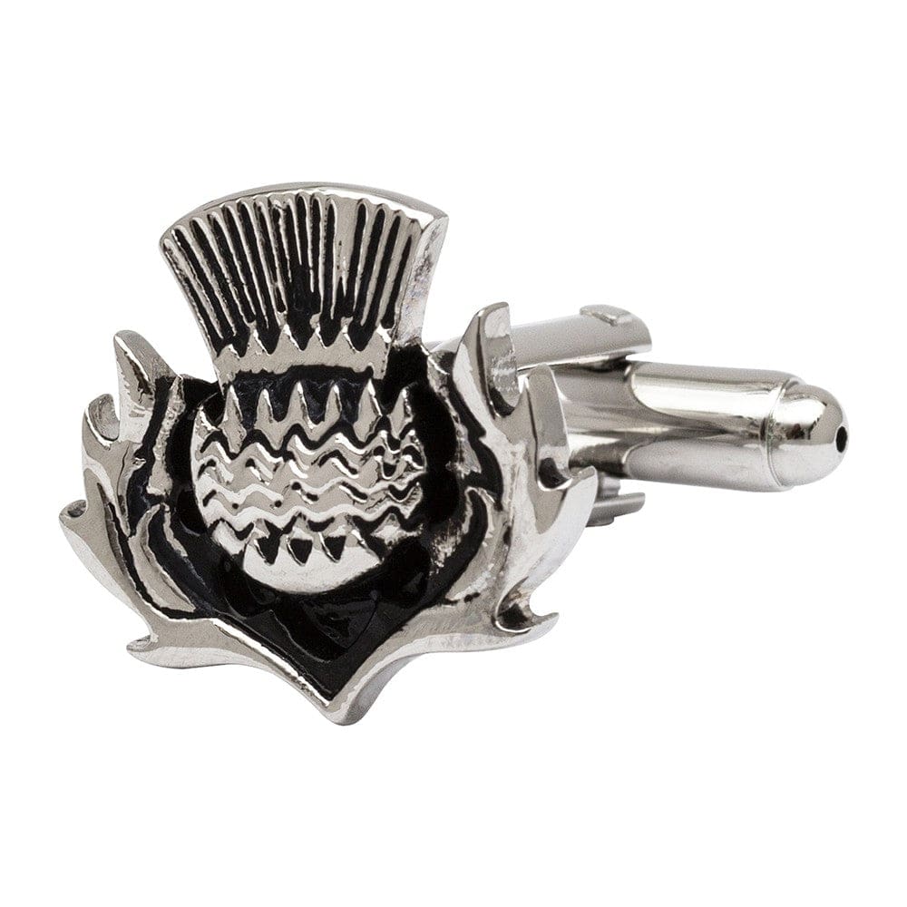 Cufflink Man Cufflinks Scottish Thistle Cufflinks