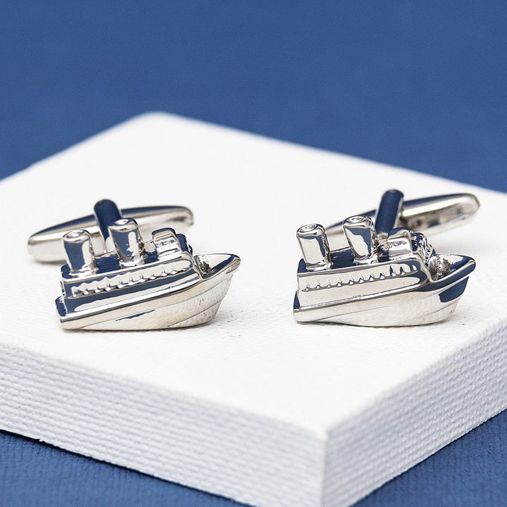 Cufflink Man Cufflinks Ship Cufflinks