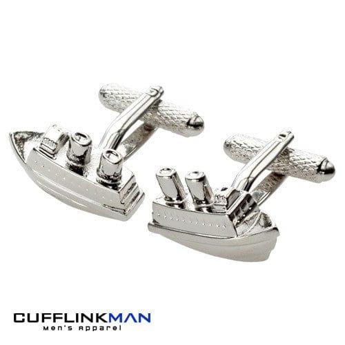 Cufflink Man Cufflinks Ship Cufflinks