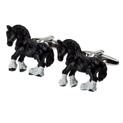 Cufflink Man Cufflinks Shire Horse Cufflinks