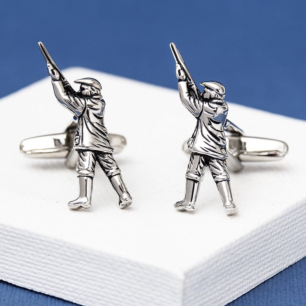 Cufflink Man Cufflinks Shooting Gamekeeper Cufflinks