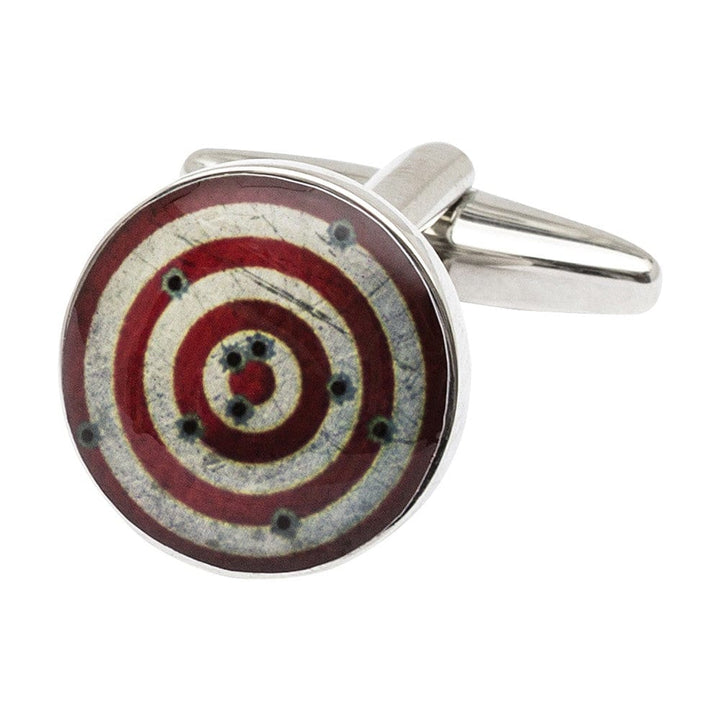 Cufflink Man Cufflinks Shooting Target Cufflinks