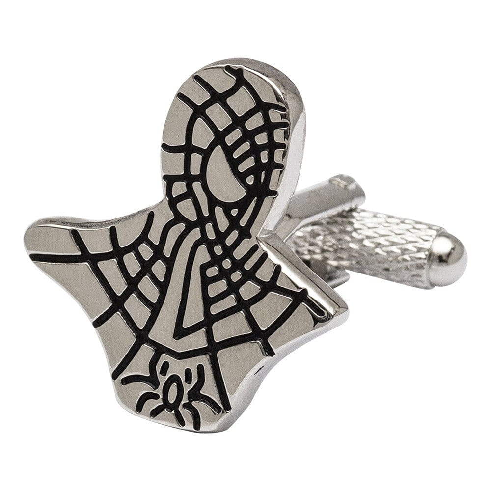 Cufflink Man Cufflinks Silver Spiderman Cufflinks