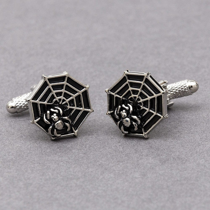 Cufflink Man Cufflinks Spider's Web Cufflinks