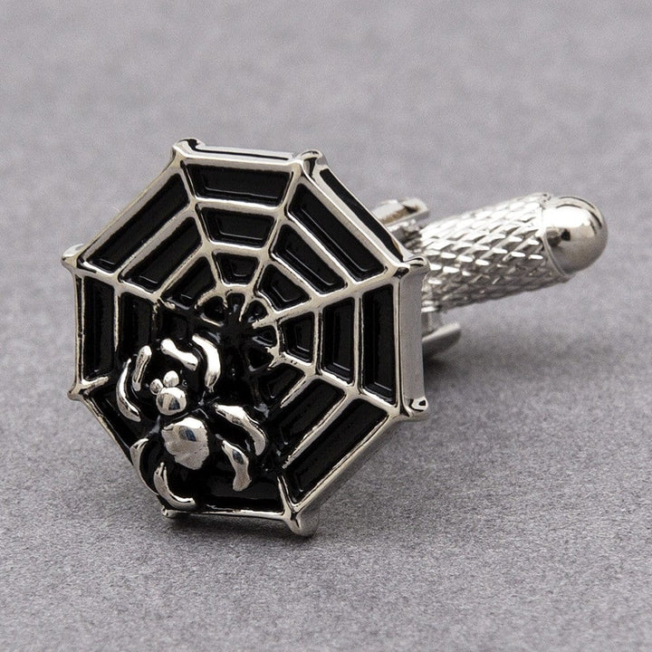 Cufflink Man Cufflinks Spider's Web Cufflinks