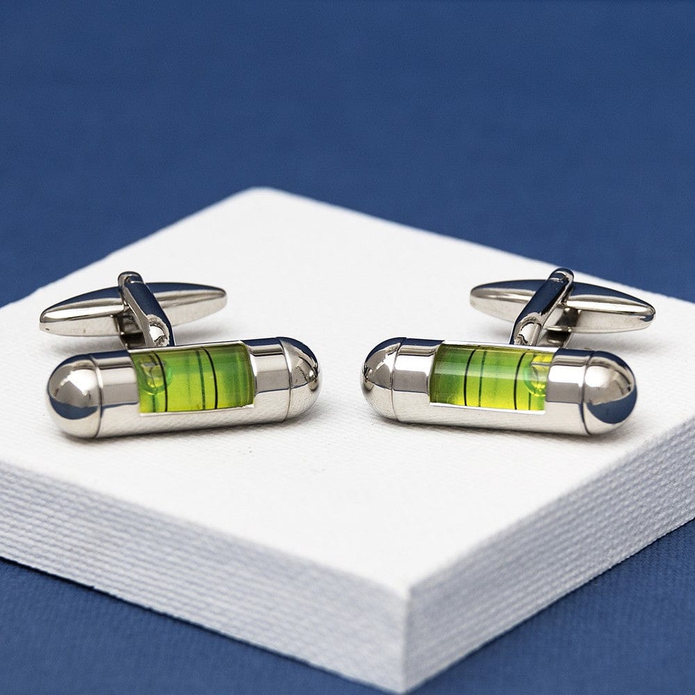 Cufflink Man Cufflinks Spirit Level Cufflinks