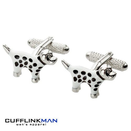 Cufflink Man Cufflinks Spotted Dog Cufflinks