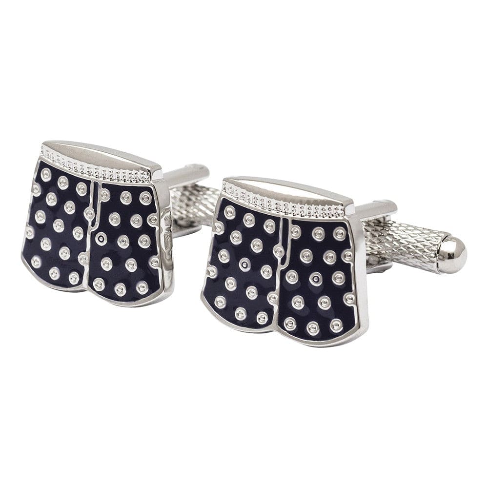 Cufflink Man Cufflinks Spotty Boxer Shorts Cufflinks