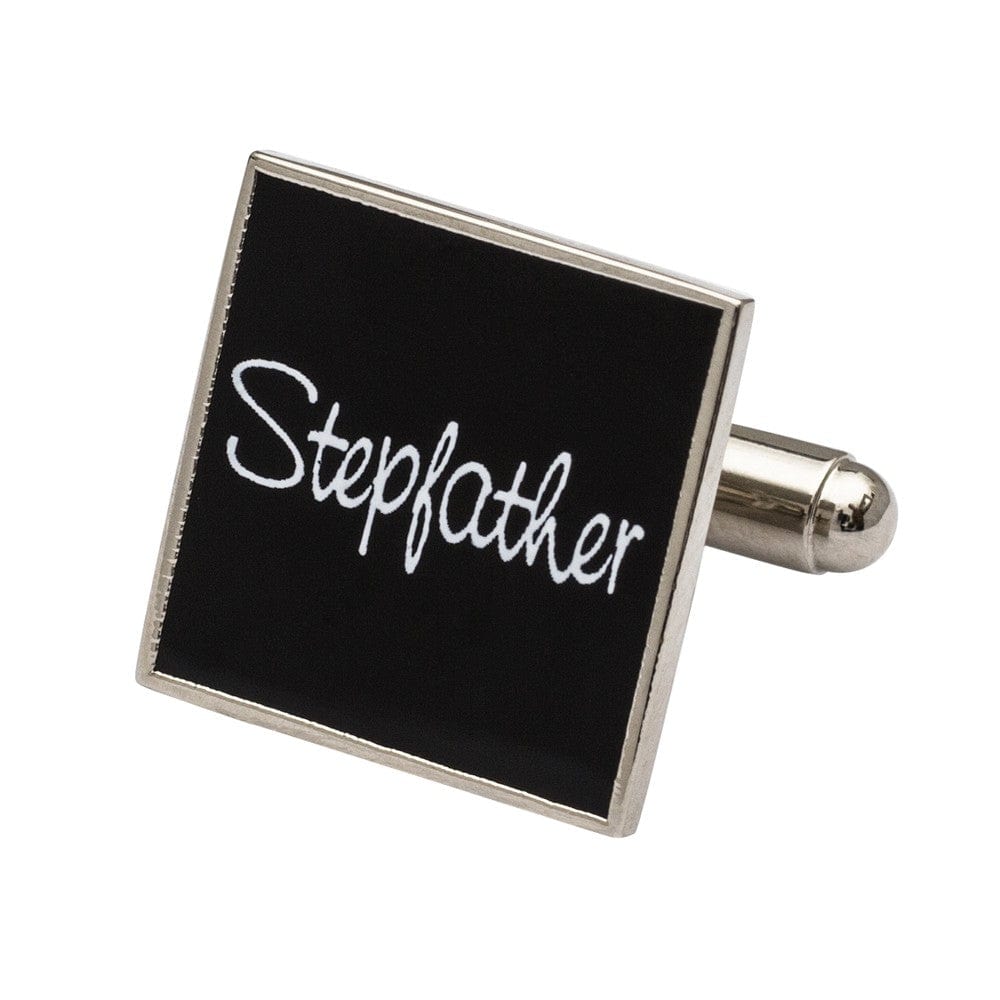 Cufflink Man Cufflinks Square Black  - Stepfather Cufflinks