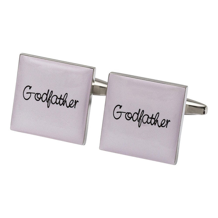 Cufflink Man Cufflinks Square Pale Pink - Godfather Cufflinks