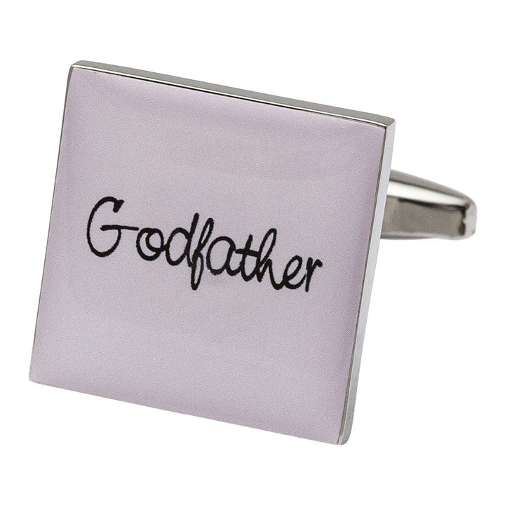 Cufflink Man Cufflinks Square Pale Pink - Godfather Cufflinks